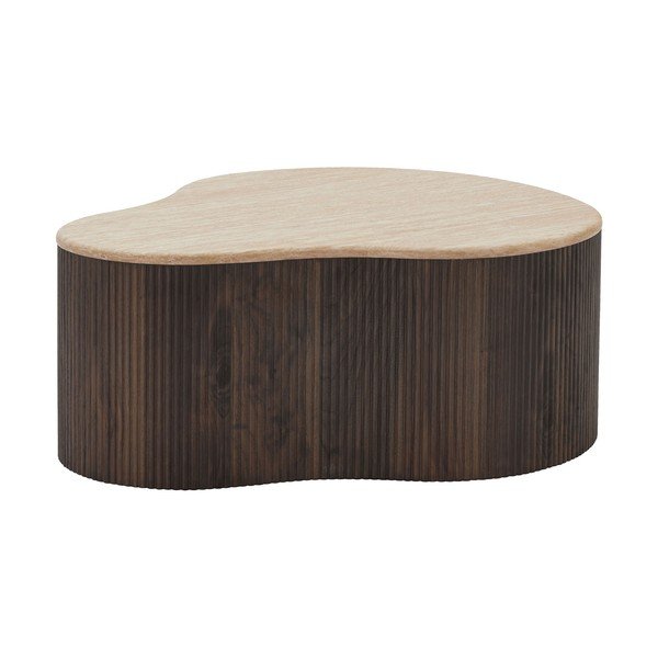 Tavolino da salotto marrone scuro 75x84 cm Cadiz – House Nordic