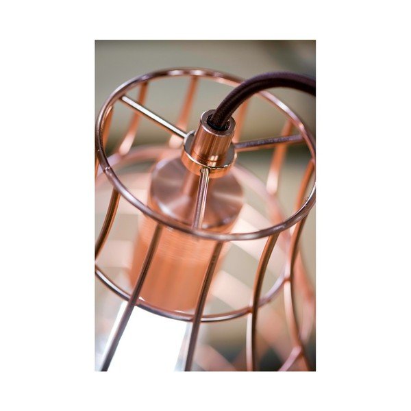 Lampada a sospensione nera e rosa con paralume in metallo ø 20 cm Pittsburgh - it's about RoMi-image-3