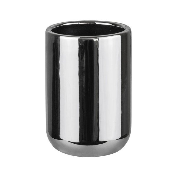 Portaspazzolino argentato in ceramica Lotus – Mette Ditmer Denmark