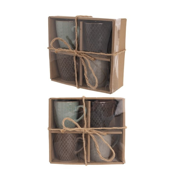 Set di 4 tazze in ceramica da 270 ml Shiney - Orion-image-2