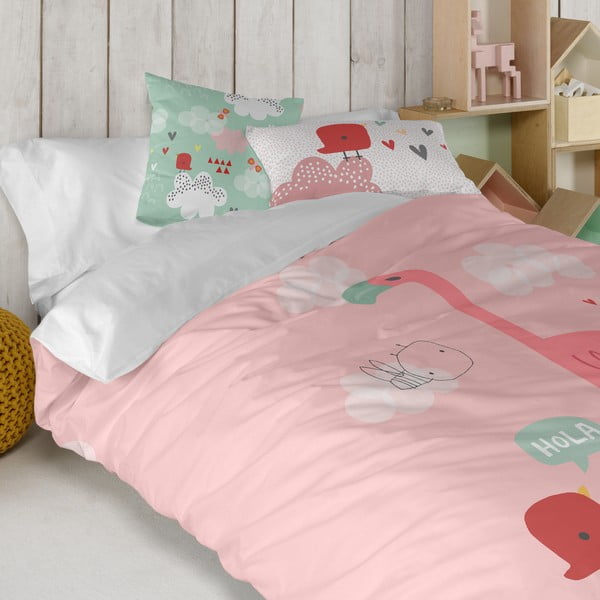 Federa reversibile in cotone, 50 x 30 cm Hola - Moshi Moshi-image-1