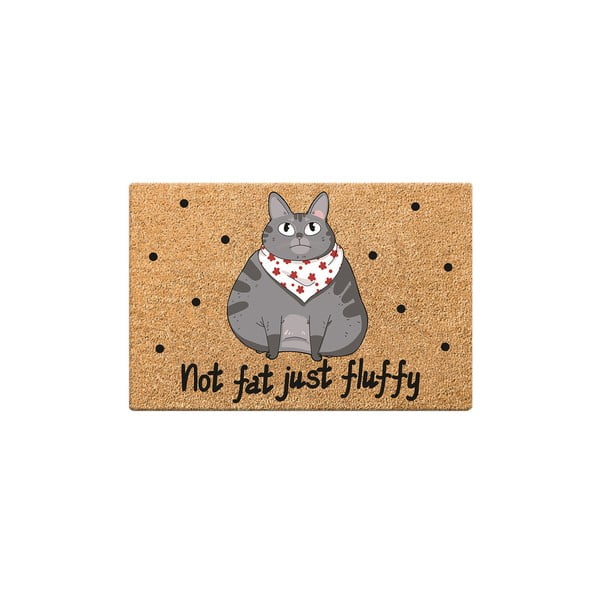 Tappetino per gatti, 60 x 40 cm Not Fat Just Fluffy - Petpetite