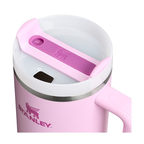 Borraccia termica rosa in acciaio inox 1,18 l Quencher H2.0 FlowState Tumbler Cherry Blossom – Stanley-image-4