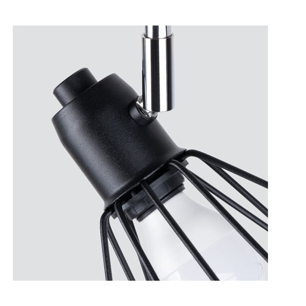 Lampada da soffitto nera ø 10 cm Varpu - Sollux-image-2