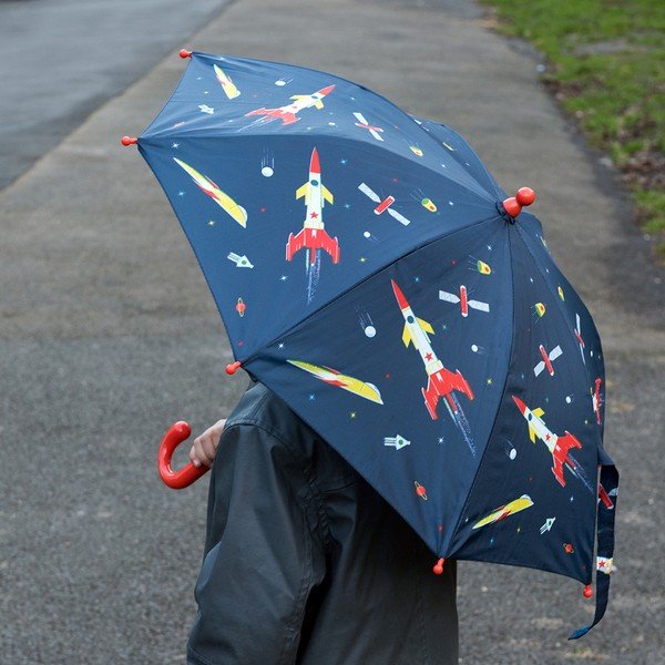 Ombrello per bambini Space Age - Rex London-image-1