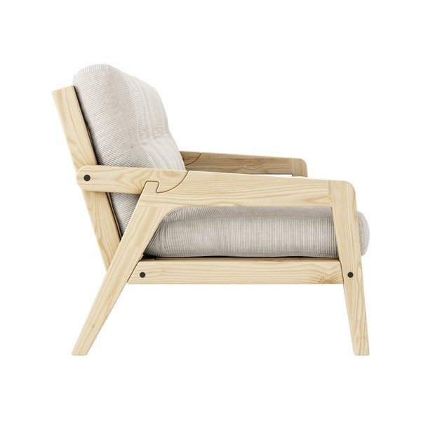 Divano variabile in velluto a coste Naturale Grab Raw - Karup Design-image-4