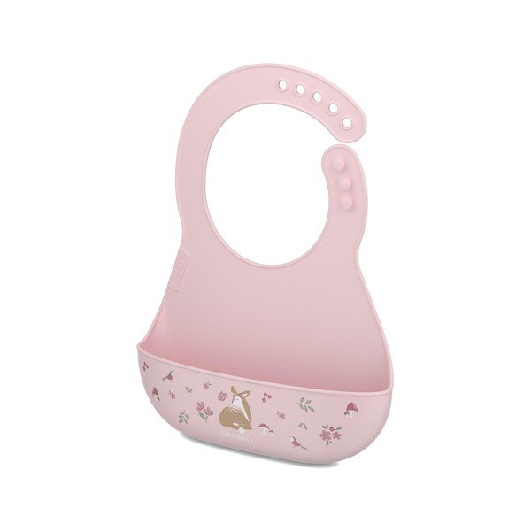 Bavaglino rosa chiaro in silicone Fairy Garden – Mepal