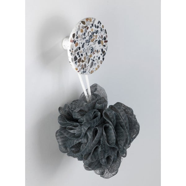 Gancio a muro con decoro terrazzo Melle, ⌀ 8 cm Terrazzo - Wenko-image-1