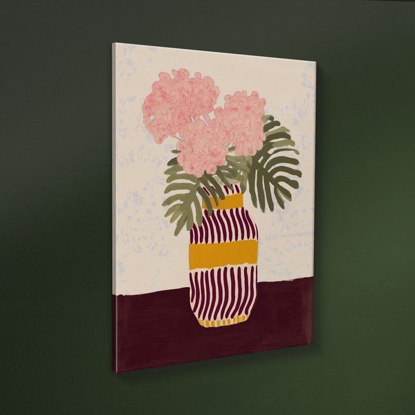 Dipinto 60x80 cm Striped Vase – Styler-image-2