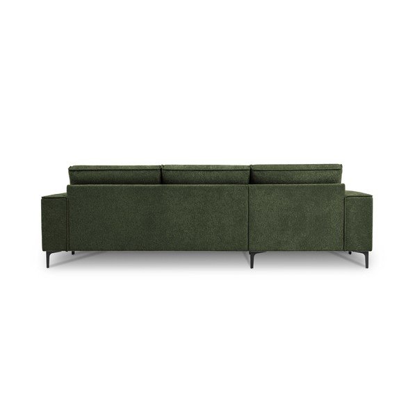 Divano angolare verde (con penisola a sinistra/con chaise lounge) con rivestimento in ciniglia Copenhagen – Scandic-image-4