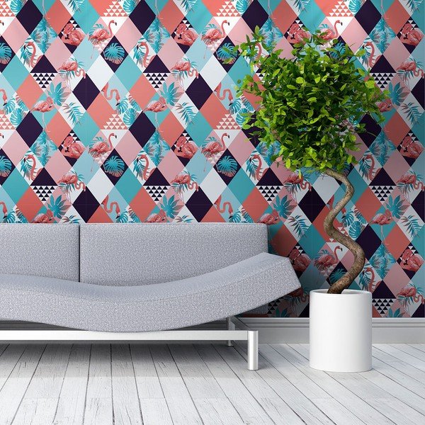 Adesivo murale decorativo Malaisia, 60 x 60 cm - Ambiance-image-2
