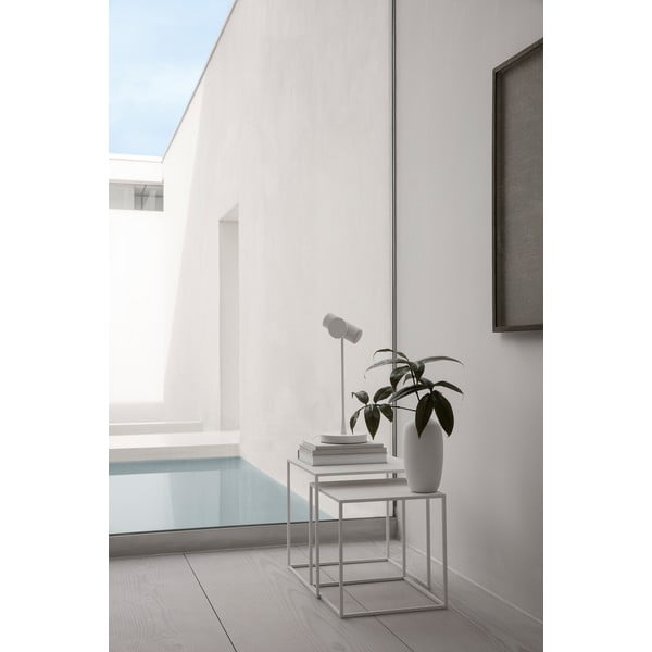 Vaso in ceramica bianca fatto a mano Ceola - Blomus-image-4