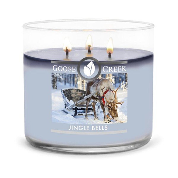 Candela profumata in scatola di vetro Jingle Bells, 35 ore di combustione - Goose Creek