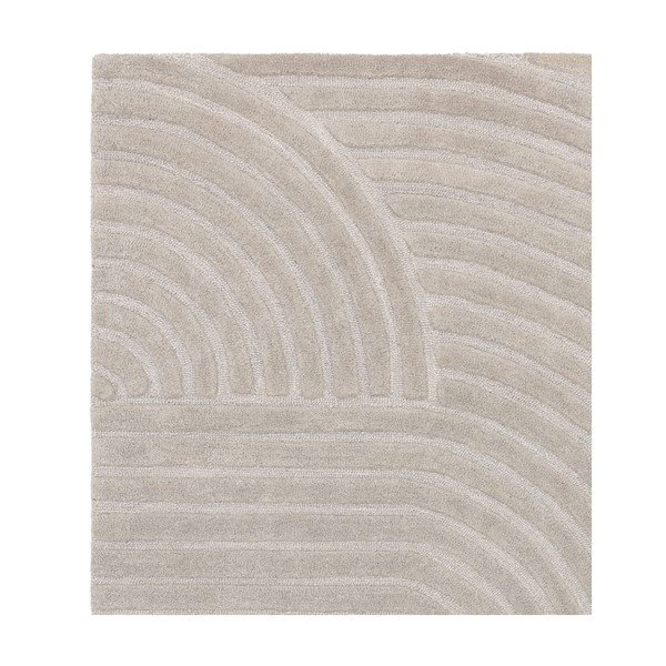 Tappeto in lana grigio chiaro 160x230 cm Hague - Asiatic Carpets-image-4