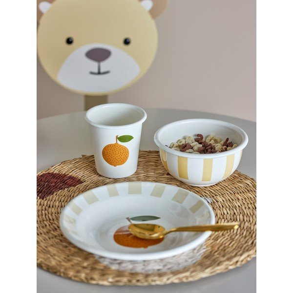 Set da pranzo per bambini in metallo 3 pz Agnes – Bloomingville Mini-image-1