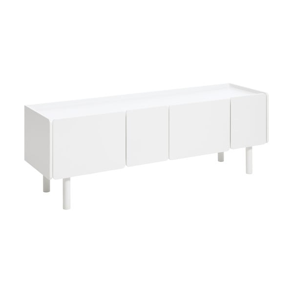 Mobile TV bianco 160x55x45 cm Bera – Unique Furniture-image-2