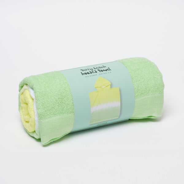 Asciugamano per neonati in cotone giallo/verde 70x70 cm Terry - Sunnylife-image-2