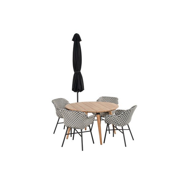 Ombrellone nero ø 300 cm Sophie - Hartman-image-3