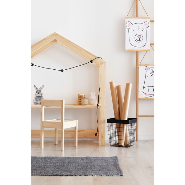 Banco da lavoro per bambini in legno di pino Bran, 40 x 111 cm - Adeko-image-1