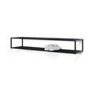 Scarpiera nera in metallo da parete 118x20,5x30,5 cm School – Spinder Design