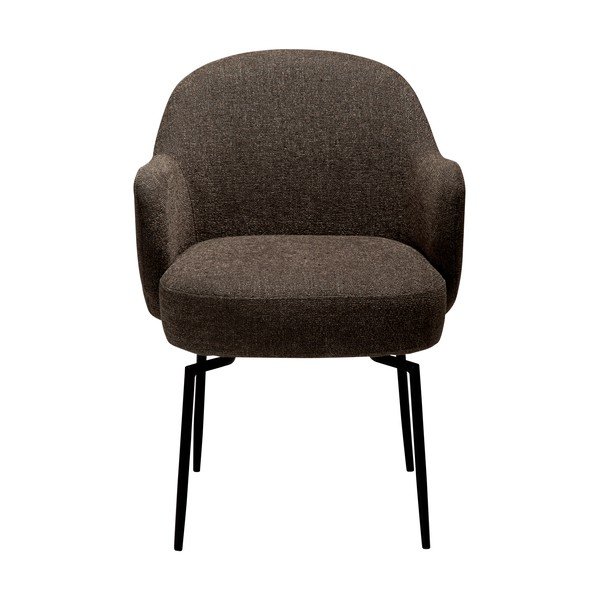 Sedia da pranzo marrone con braccioli/girevole Bae – DAN-FORM Denmark-image-3