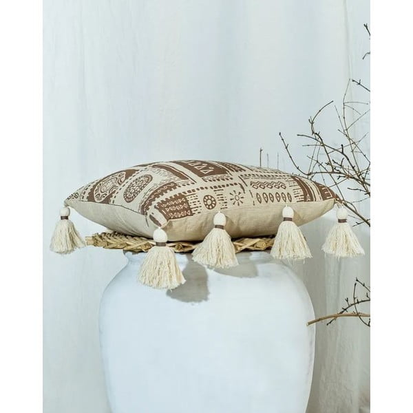 Federa decorativa in misto cotone 45x45 cm – Mila Home-image-2
