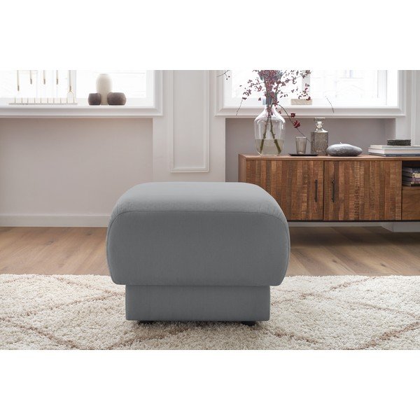 Pouf grigio chiaro Bourbon - Bobochic Paris-image-1