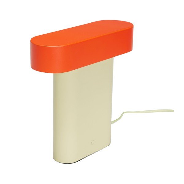 Lampada da tavolo arancio-beige (altezza 25 cm) Sleek - Hübsch-image-4