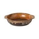 Piatto fondo marrone in gres Poterie – Casafina