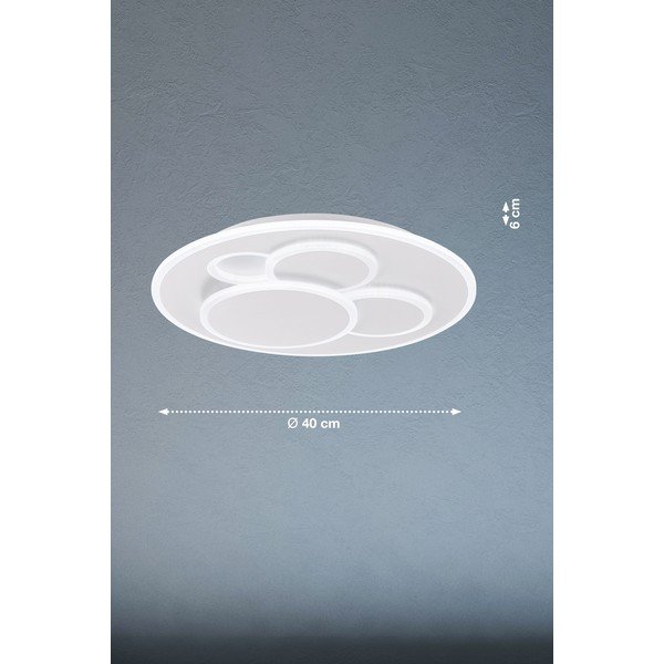 Plafoniera LED bianca dimmerabile Dots - Fischer & Honsel-image-2