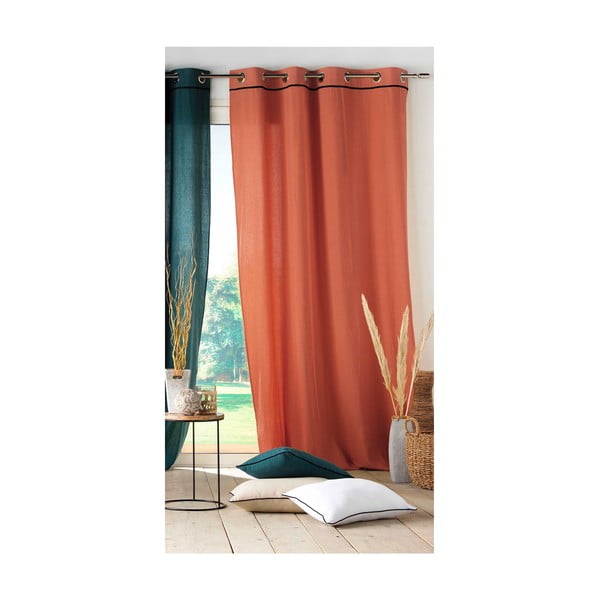 Tenda color mattone 135x240 cm Linette - douceur d'intérieur-image-2