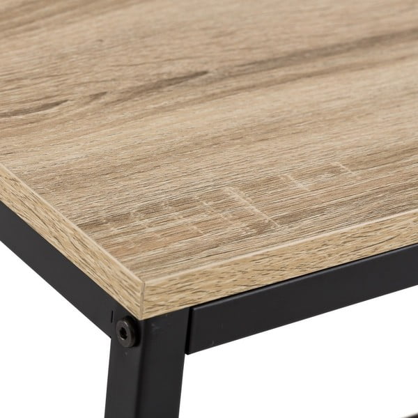 Tavolino in colore naturale 50x100 cm Urban - Casa Selección-image-1