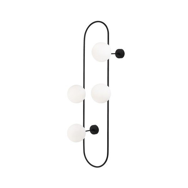 Lampada da parete in metallo nero Opviq luci Karpos - Opviq lights-image-4