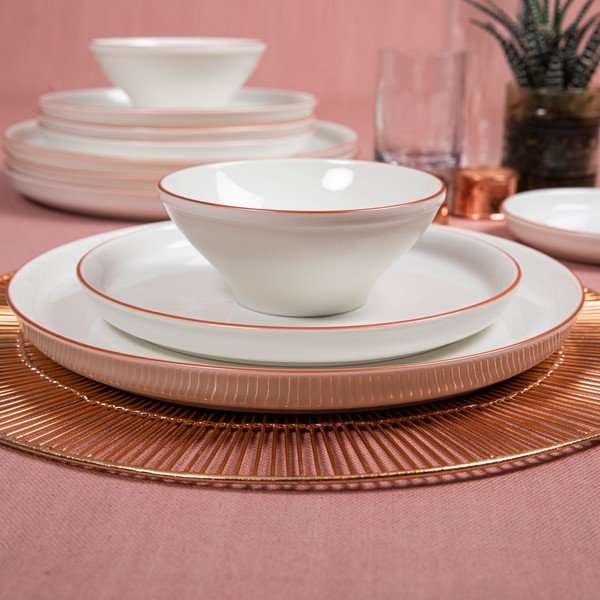 Set da pranzo in porcellana 16 pezzi Classical - Güral Porselen-image-2