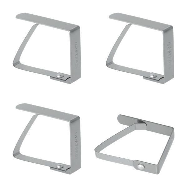 Set di fermatovaglia in metallo 4 pz – Metaltex-image-1