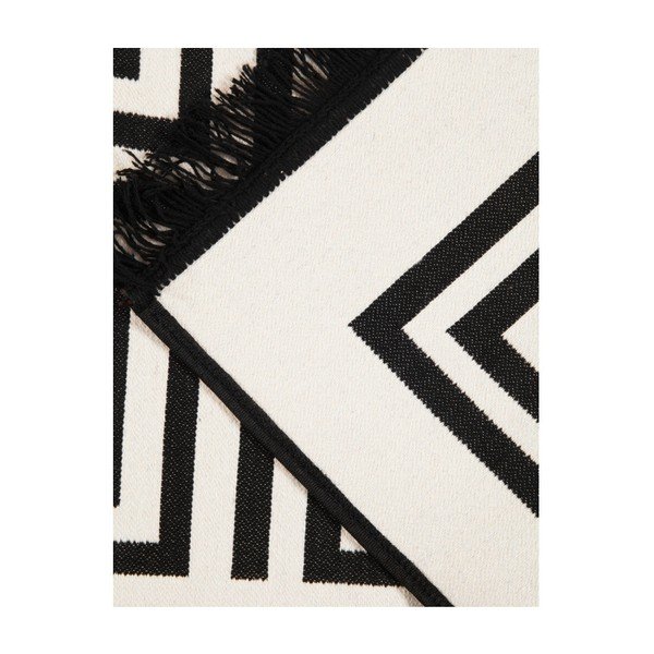 Tappeto bifacciale beige e nero Incorniciato, 80 x 150 cm - Cihan Bilisim Tekstil-image-4