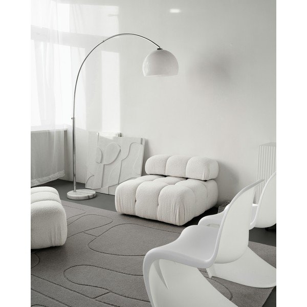 Tappeto in lana grigio 200x300 cm Morphic - Agnella-image-2