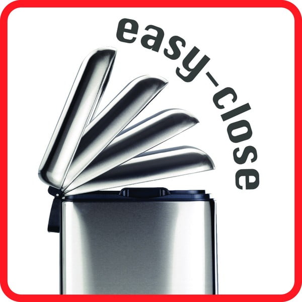 Cestino in acciaio a pedale 5 l Leno - Wenko-image-2