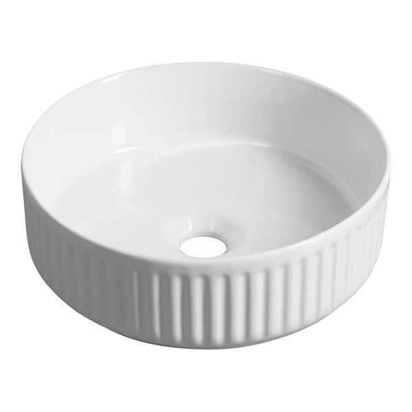 Lavabo rotondo bianco in ceramica ø 36 cm Ion – Sapho