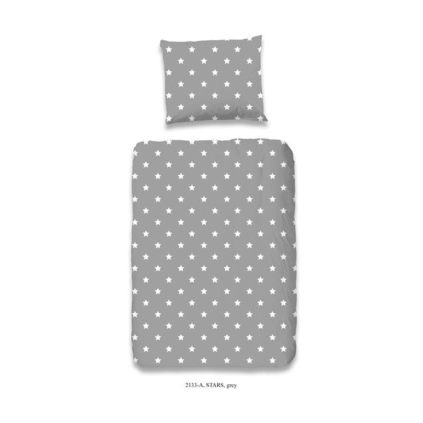Biancheria da letto in cotone per bambini Stars, 120 x 150 cm - Good Morning-image-2