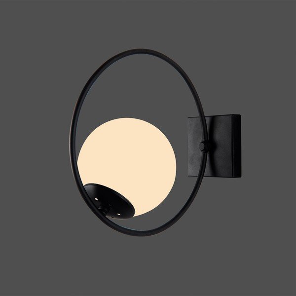 Lampada da parete nera ø 15 cm Ates – Squid Lighting-image-2