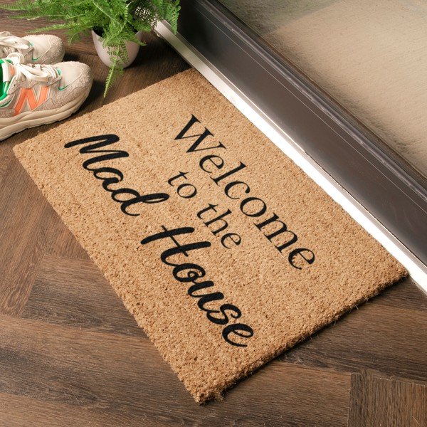 Zerbino in cocco 40x60 cm Welcome to the Mad House - Artsy Doormats-image-1