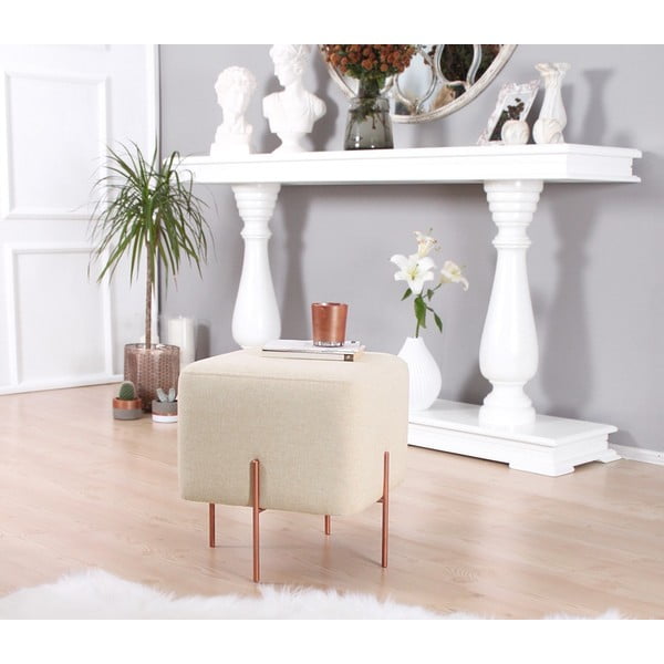 Sgabello crema Copper - Artie-image-2