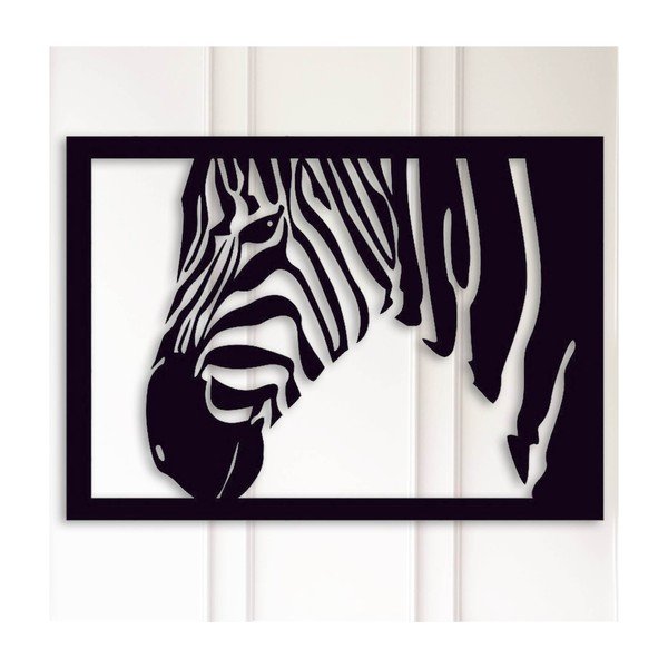 Decorazione murale nera Zebra - Unknown