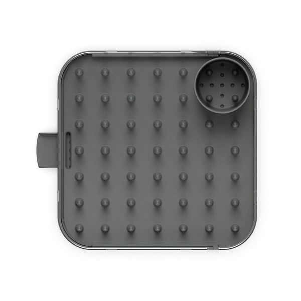 Scolapiatti regolabile grigio in acciaio inox 35x39 cm Duo - Joseph Joseph-image-4