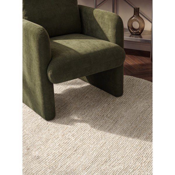 Tappeto rotondo color crema in lana tessuto a mano ø 200 cm Bexley Woolwich – Ted Baker-image-3