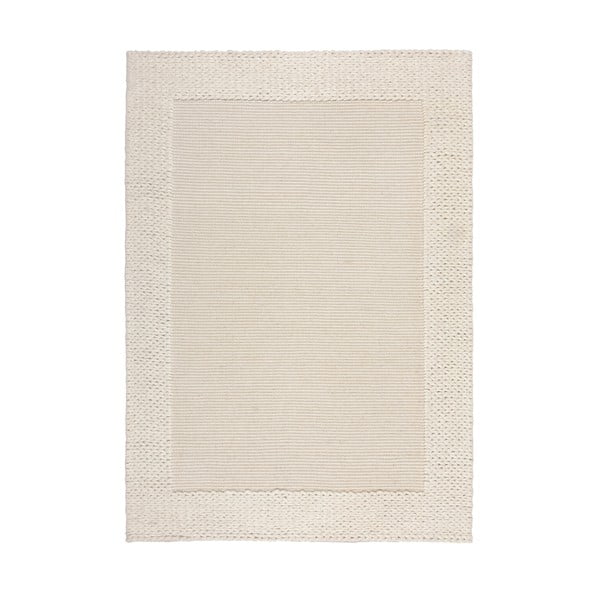 Tappeto in lana beige 200x290 cm Rue - Flair Rugs