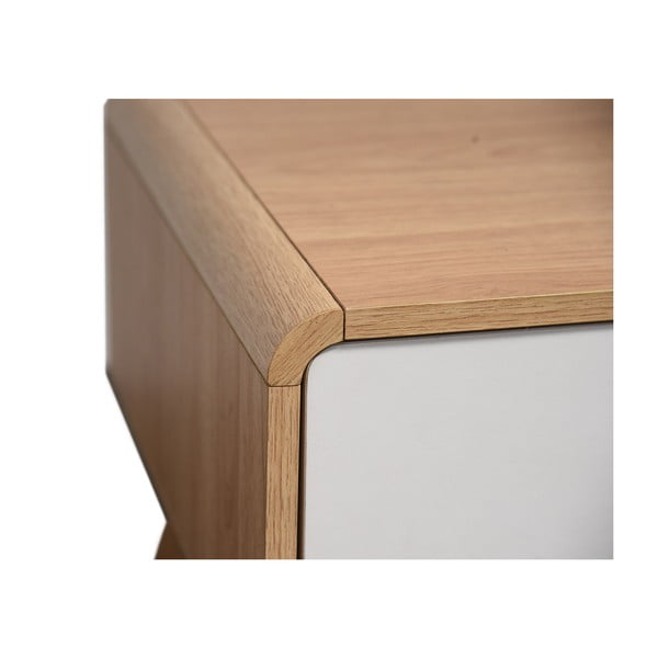 Mobile TV bianco effetto rovere 100x40 cm Cassie - Støraa-image-4