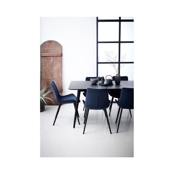 Sedia da pranzo blu Hype - DAN-FORM Denmark-image-1