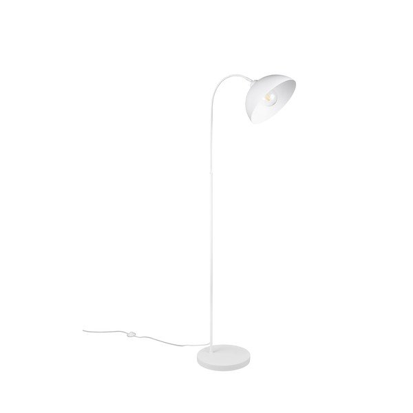 Lampada da terra bianca con paralume in metallo (altezza totale 170 cm) Sierra – Reality-image-3
